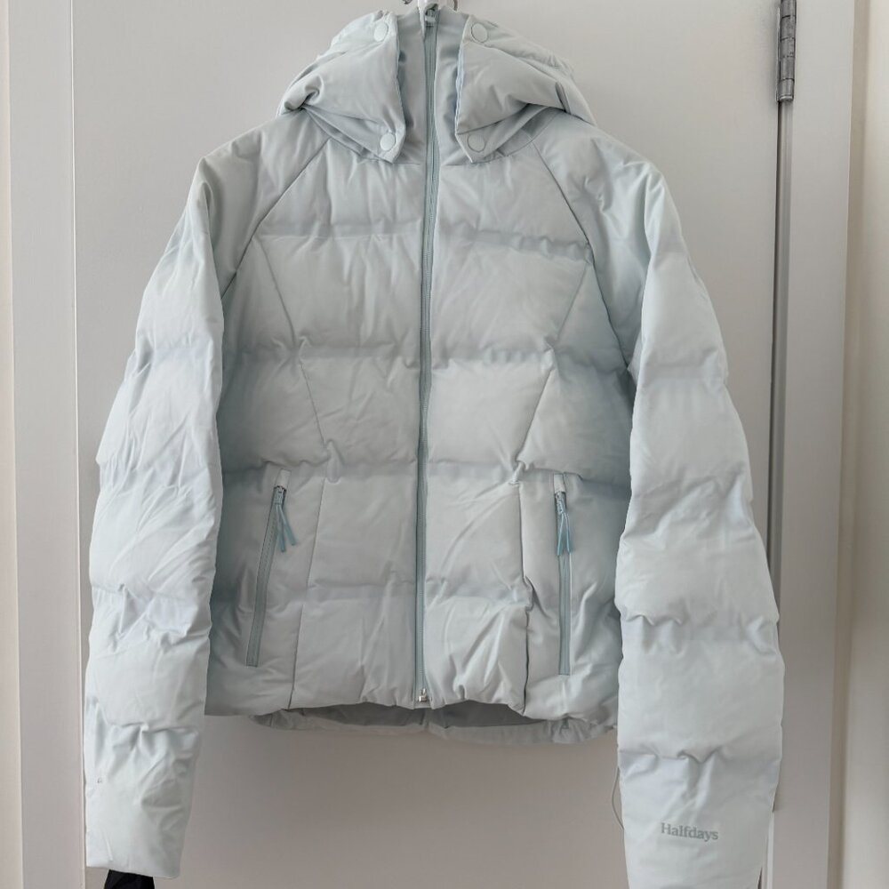 Halfdays Georgie ski puffer - size Medium - color Frost